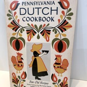 Vintage Pennsylvania Dutch Cookbook 1972 By Early Settlers & Poems of Wm.J.Meter